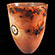Flared vase #3, 12"x9"x9", Orange Terra Sigilatta