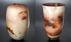 Tall, Porcelain, wheel thrown vases with Terra Sigilatta surface